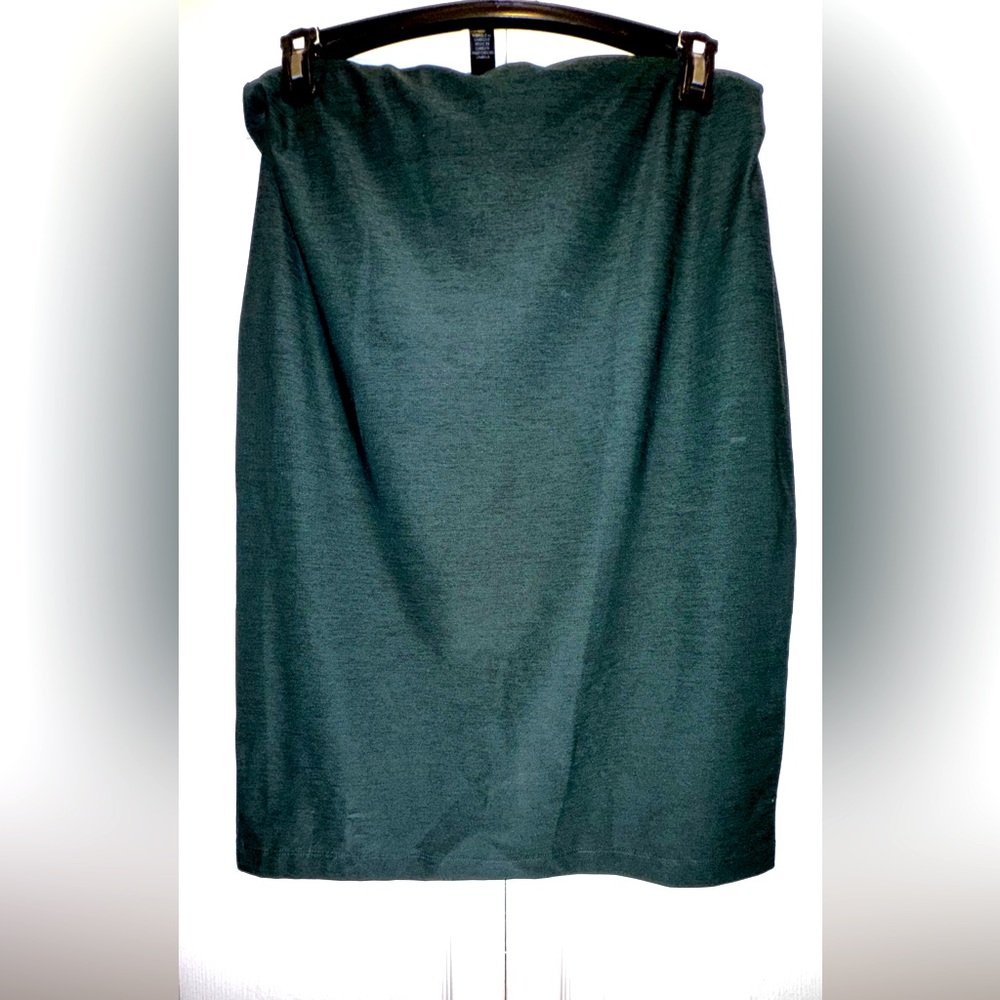 Spandex midi skirt Sz XL